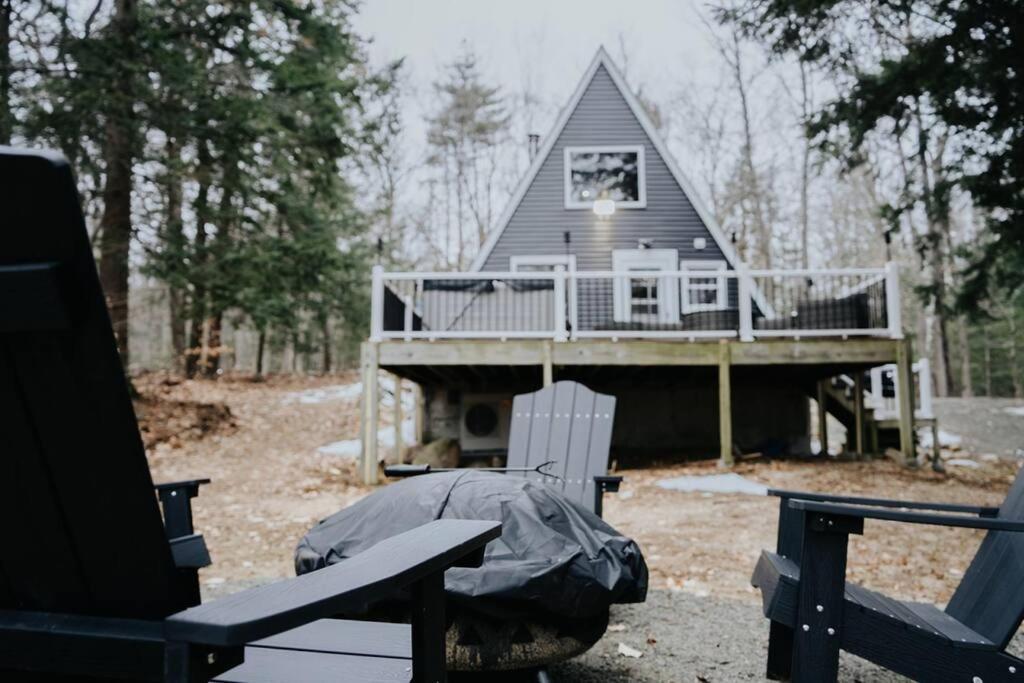 New! Cozy & Modern A-Frame In The Woods W/Hot Tub Villa Tamworth Eksteriør bilde